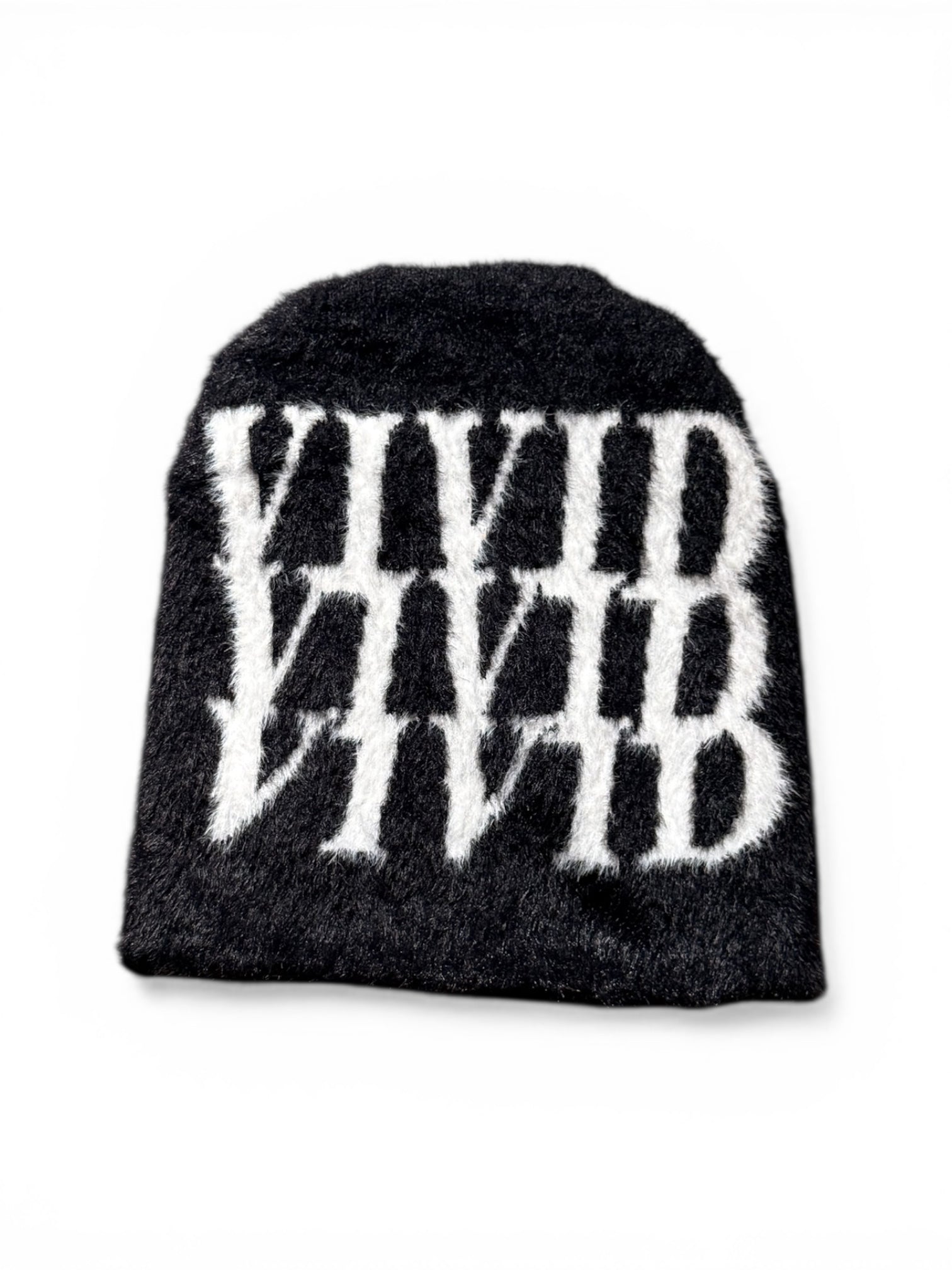 Fuzzy vivid beanie
